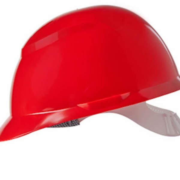 Capacete Com Carneira Classe A e B Vermel...