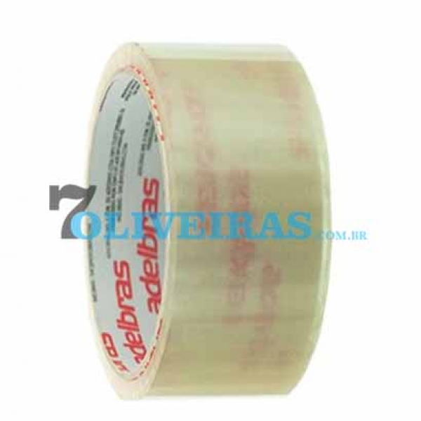 Fita Adesiva P/ Embalagens Cor: Transpare...