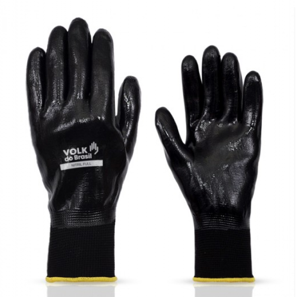 Luva Nitril Full Preta CA 25280 - VOLK