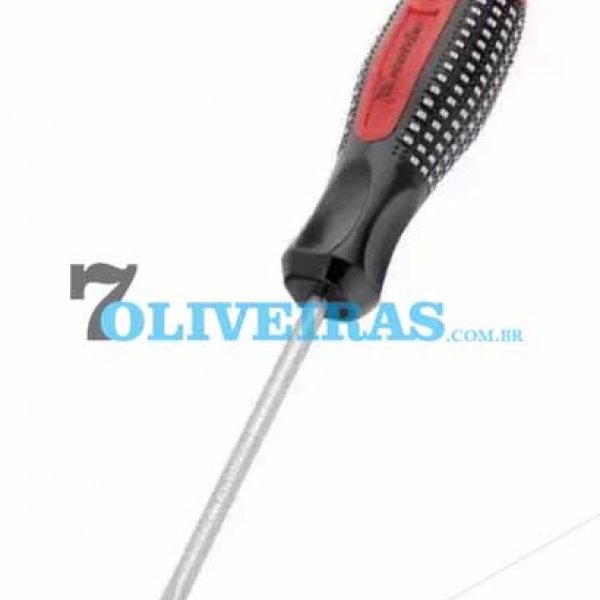 CHAVE DE FENDA CRV COR: PRETA/VERMELHA 1/...