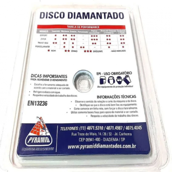 Disco Diamantado Turbo (Export) 110 X 20 ...
