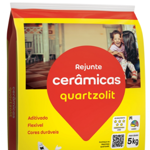 Rejunte Flexivel Preto Grafite 5KG - QUAR...