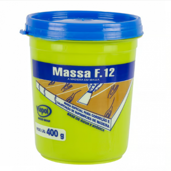 Massa Para Madeira F12 400g - VIAPOL