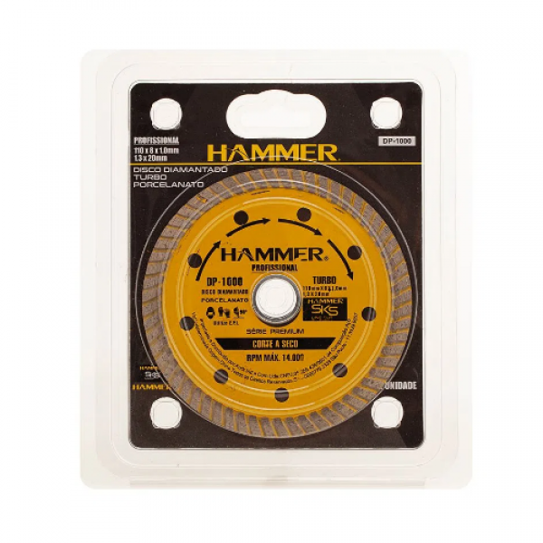 Disco Diamantado Turbo Porcelanato 4.3/8 ...