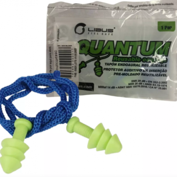 Protetor Auricular Quantum 14DB (TIPO PLU...