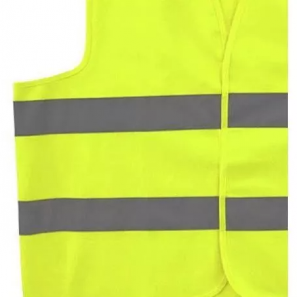 Colete Refletivo Jaqueta Amarelo Fluoresc...