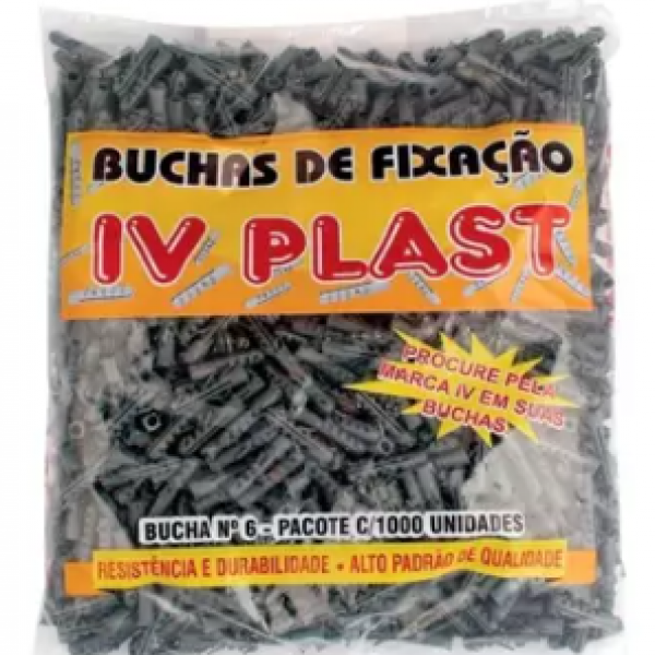 Bucha Fixação Plástica (1000 Unidades) - ...