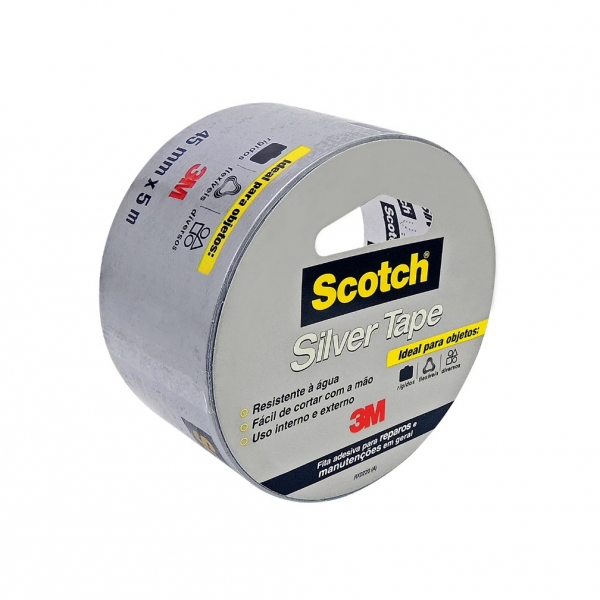 Fita Adesiva Silver Tape 45mm X 5m  3M