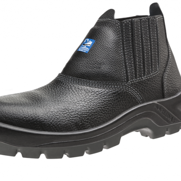 Botina Bota de Couro Elastico EPI CA 4745...