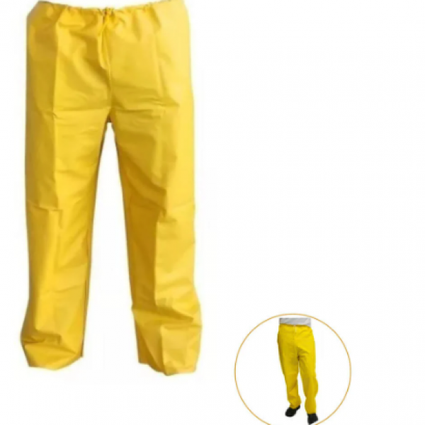 Calça Pvc Forrada Cor: Amarela CA: 33303 ...