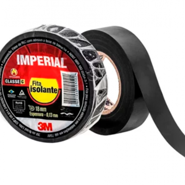 Fita Isolante IMPERIAL 18mm X 20m HB00421...