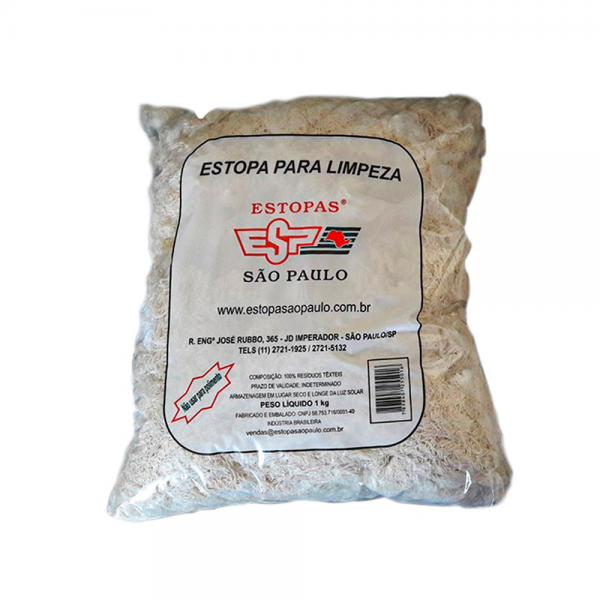 Estopa Para Limpeza 1KG Estopas São Paulo