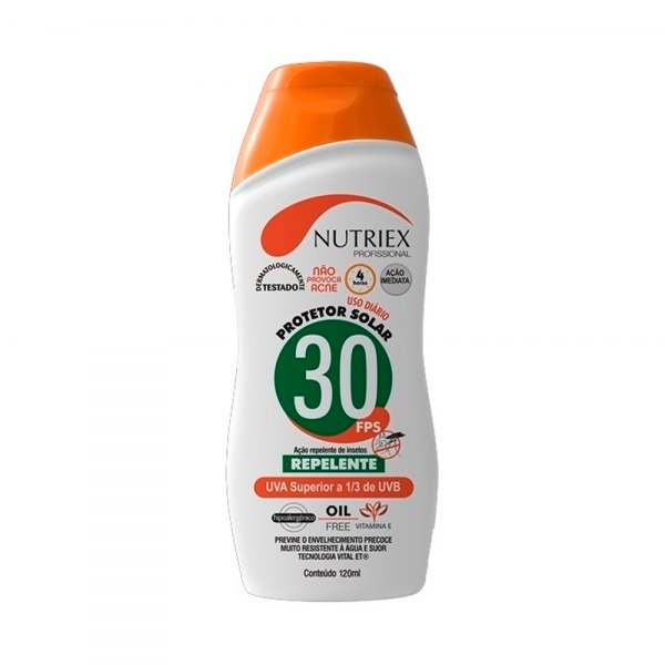 Protetor Solar FPS-30 UVA Com Repelente N...