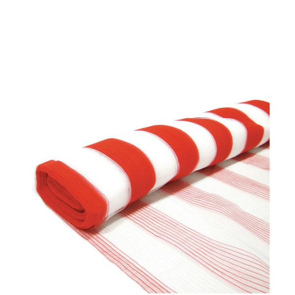 Tela Tapume Laranja/Branca 1,20 x 50Mts -...