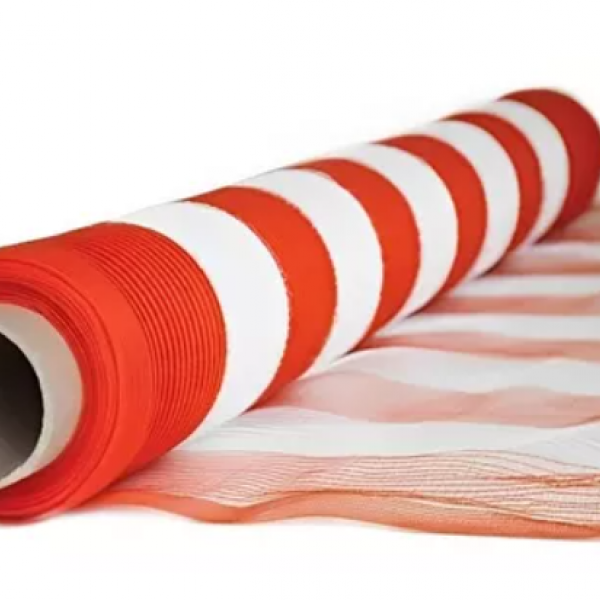 Tela Tapume Laranja/Branca 1,20 x 50Mts -...