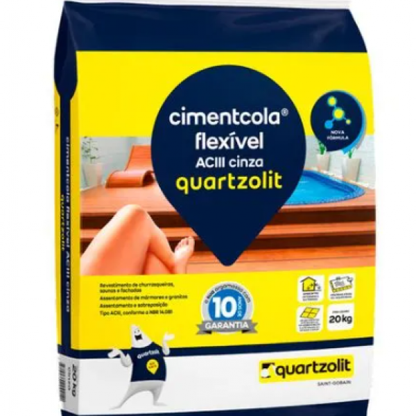 Cimentcola Flexível  ACIII Cor: Branco 20...