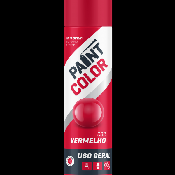 Tinta Spray Vermelho Uso Geral 350 ML Alt...
