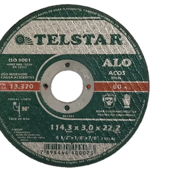 Disco de Corte Ferro Alo - TELSTAR