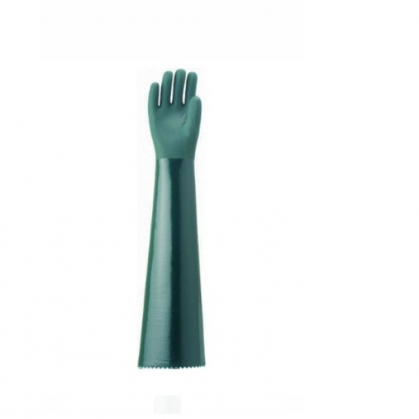 Luva PVC Forrada Palma Aspera 70CM - HAND...