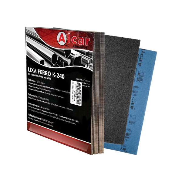 Lixa Para Ferro Grão 220 Alcar 225x275mm ...