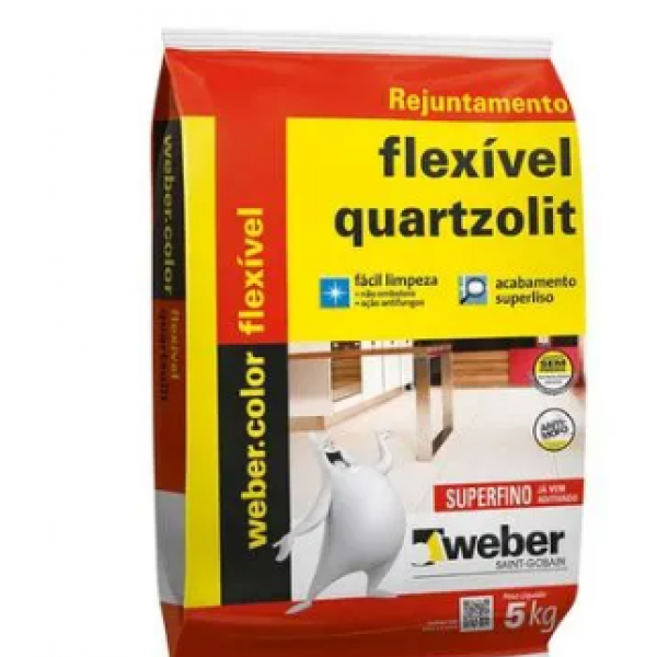 Rejunte Flexível 1kg Cor: Branco - QUARTZ...