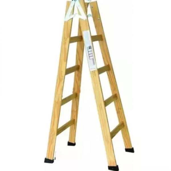 Escada de Madeira Americana 5 Degraus - 1...