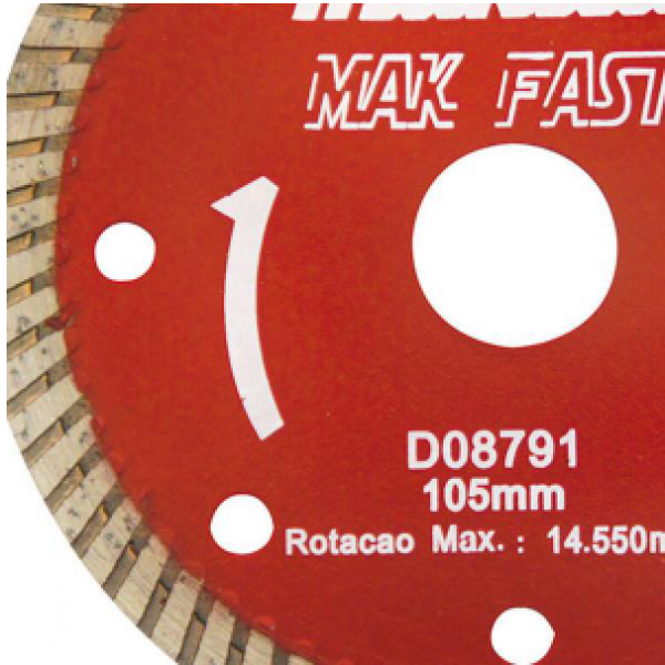 Disco Diamantado MAK Fast Turbo 4 X 13/16...