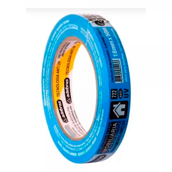 Fita Crepe 48mm x 50mts Cor: Azul Ref: 72...