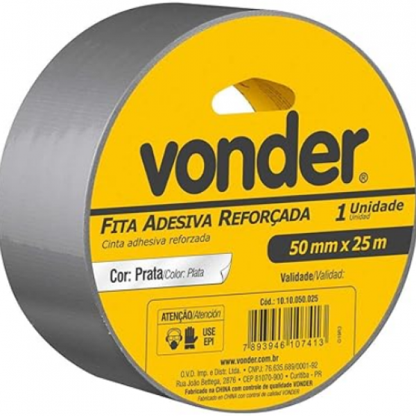 Fita Adesiva Silver Tape - 48mm X 50m - C...