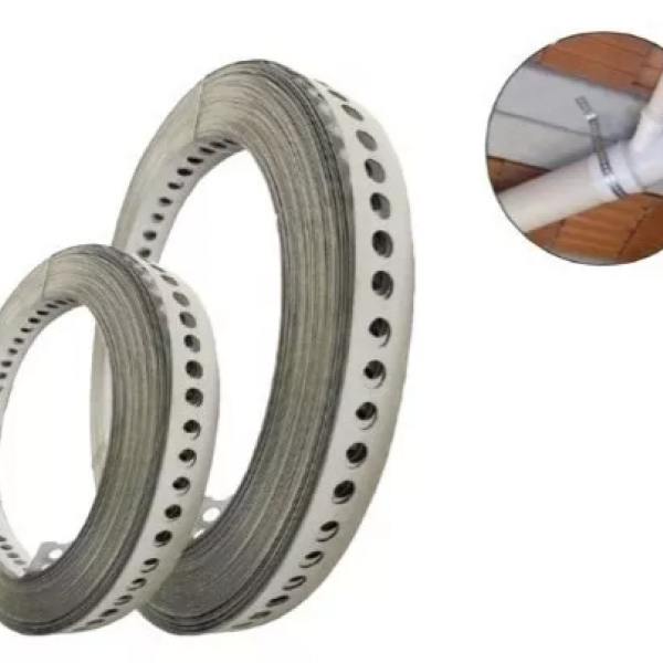 Fita de Aço Perfurada 19mm x 30m - RRC