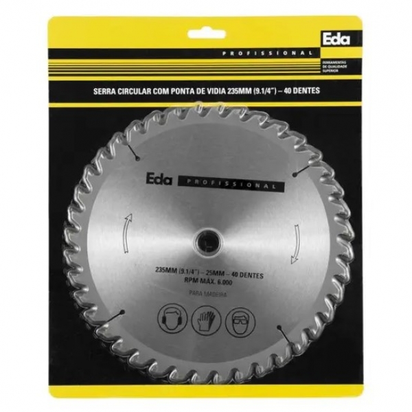 Serra Circular Widea 9.1/4 - 235 x 25mm 4...