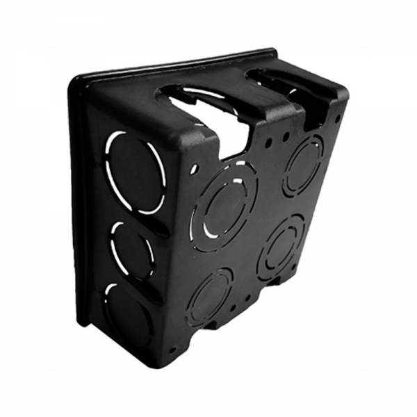 Caixinha de Luz PVC 4x4 Preto Mondiale