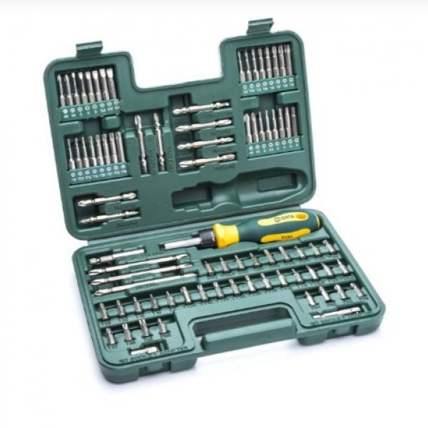Jogo De Bits Com Catraca 80 Peças ST09326...