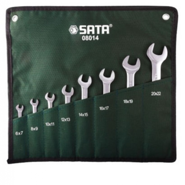 Jogo Chave Fixa 8PCS de 6 á 22mm - SATA