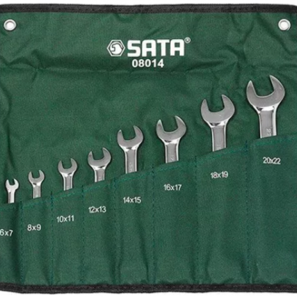 Jogo Chave Fixa 8PCS de 6 á 22mm - SATA