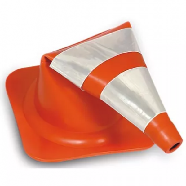 Cone P/ Sinalização Flexivel C/ Faixa Aut...
