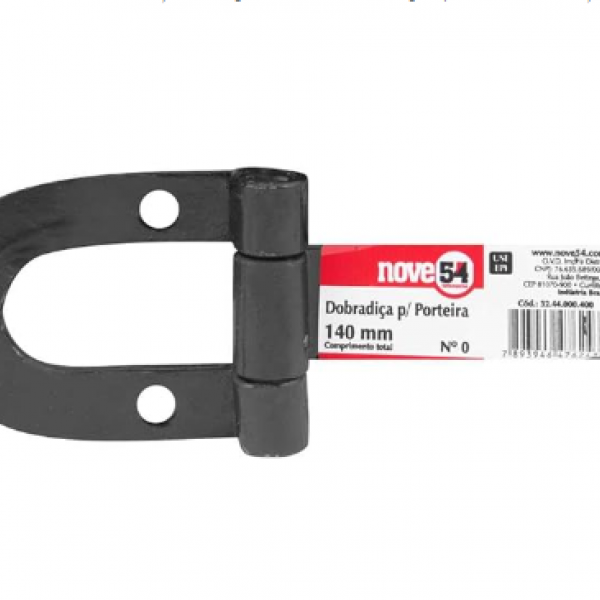 Dobradiça P/ Porteira N° 1 170mm - NOVE54