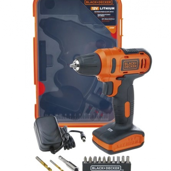 Furadeira/parafusadeira C/ Bateria Bivolt...