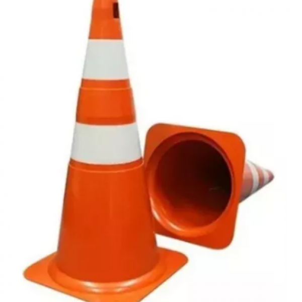 Cone P/ Sinalização Rigido Slim 75CM Cor:...