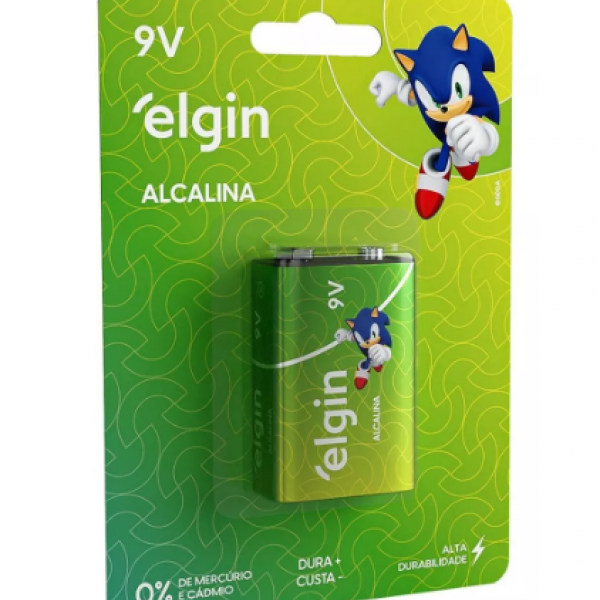 Bateria 9v Alcalina REF: 82294 - ELGIN