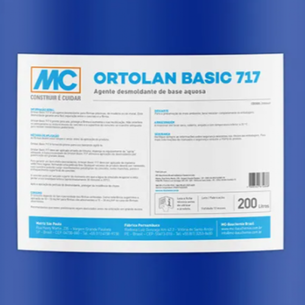 Desmoldante Ortolan Basic 717 200 Litros ...
