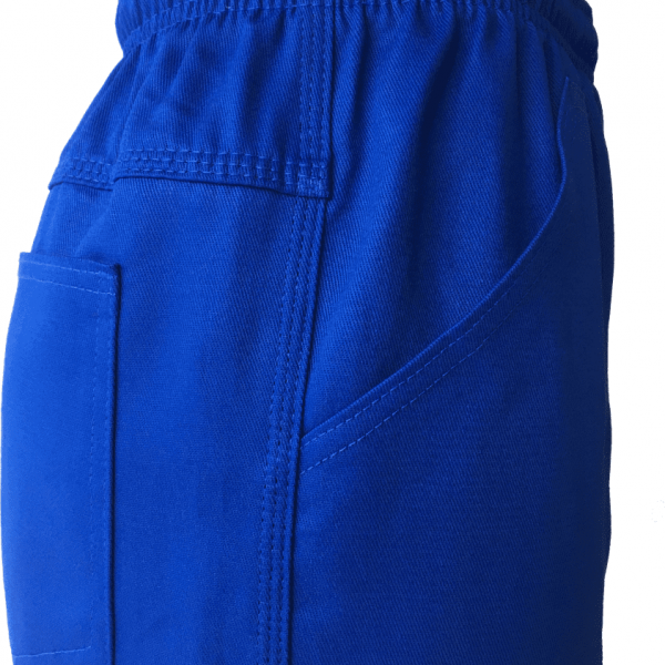 Calça em Brim Elastico Total Azul C/ Bols...