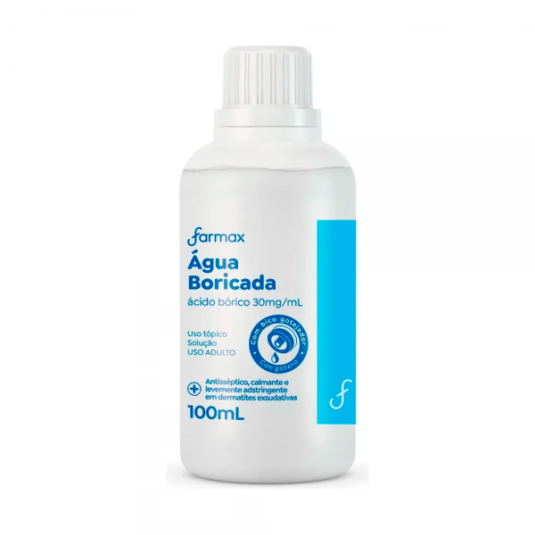 Água Boricada 100ml Farmax