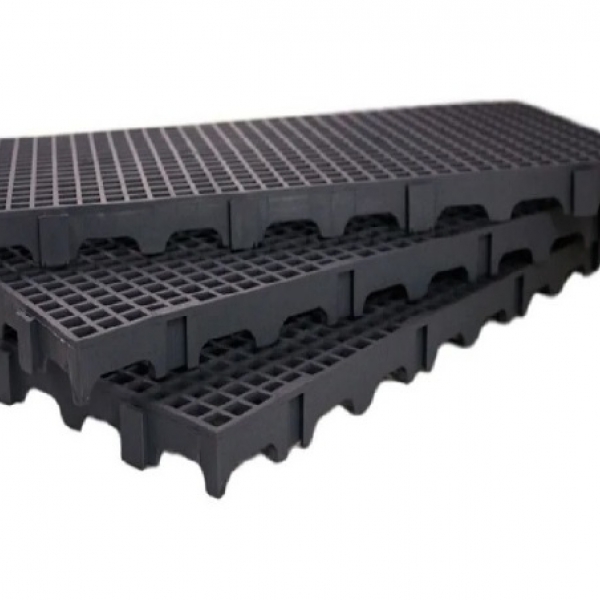 Kit 10 Palete Estrado Plástico 50x50cm Pr...