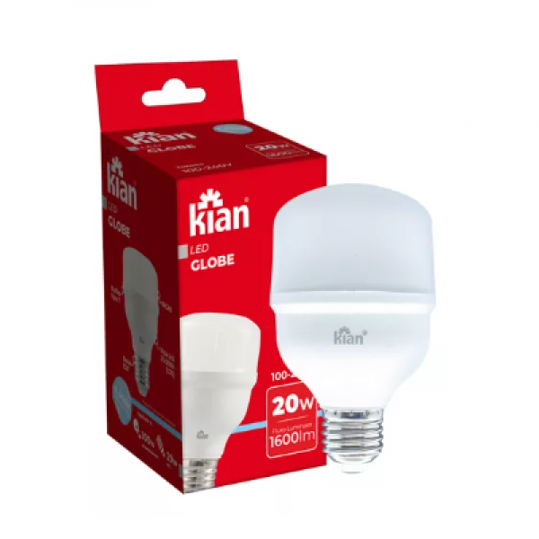 Lâmpada de Led Globo 6500k/BIVOLT - KIAN