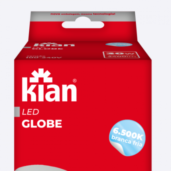 Lâmpada de Led Globo 6500k/BIVOLT - KIAN