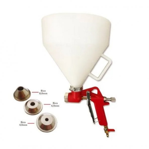 Pistola Para Textira Chapisco 3 Bis 5 Lit...