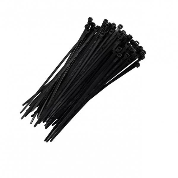 Abraçadeira De Nylon Preto 100 Peças - SP...