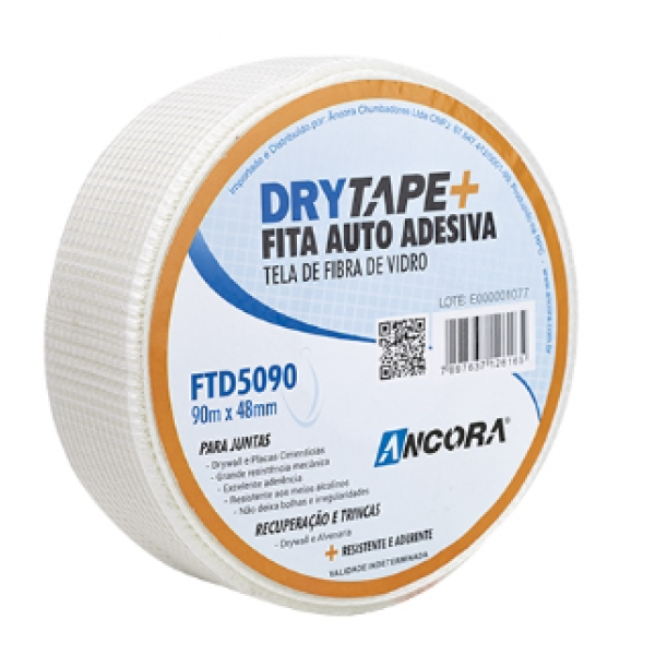 Fita Telada Fibra De Vidro Cor: Branca 48...