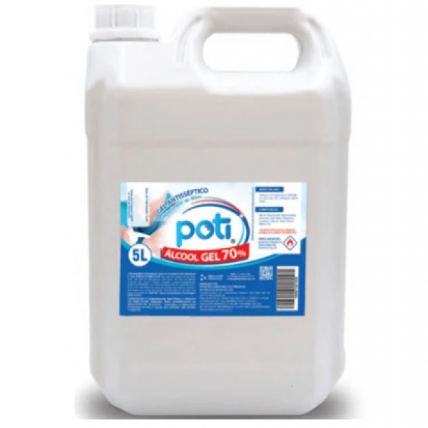 Alcool Gel 70% 5LT REF: 012561 -POTI